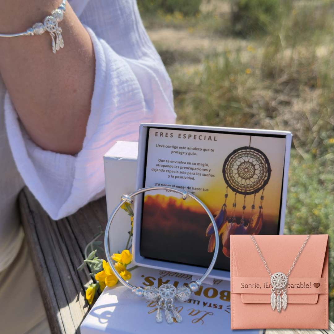 🎁(Pack 2 Pulseiras) “Apanhador de Sonhos” – Inclui Oferta